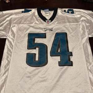 Vintage Reebok Jeremiah Trotter Philadelphia Eagles #54 White NFL Jersey